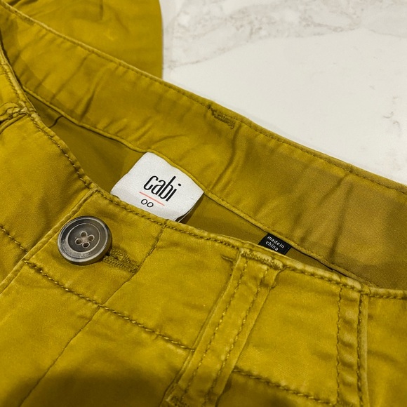 Cabi The Tracker Pants in a marigold color. Womens size 00 - Picture 2 of 4
